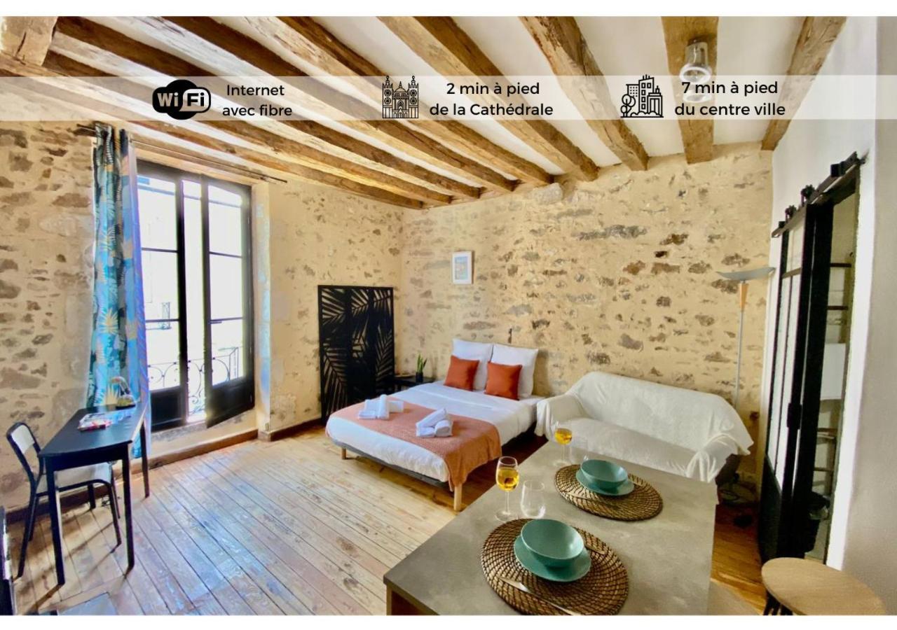 Appartamento Le Cosy-Chic, 2 Min A Pied Cathedrale , Jacobins Le Mans Esterno foto